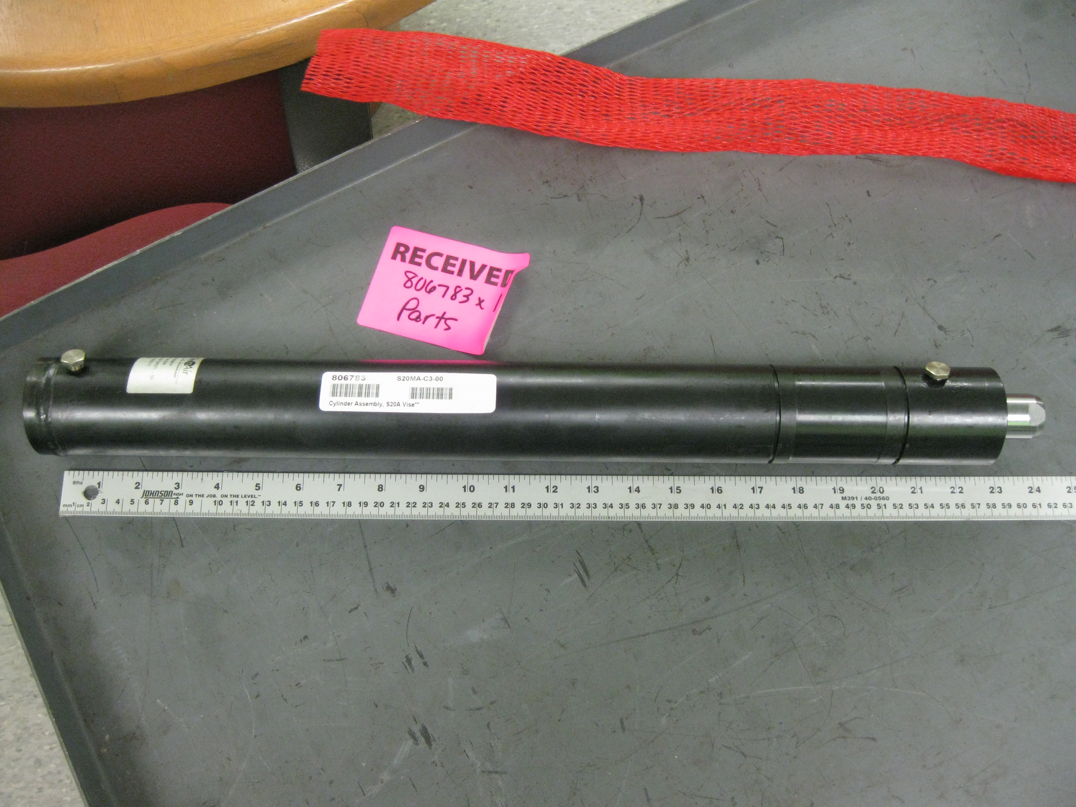 HYDRAULIC CYLINDER, S20A VISE** Blumberg Machinery Co.